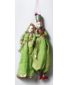 Green  Pupet Wall Hangings Set of 2